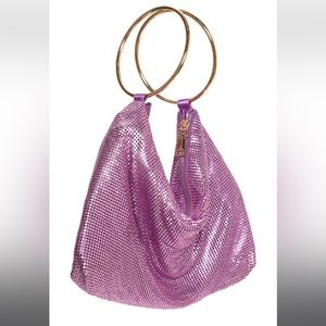 Blingy purple handbag